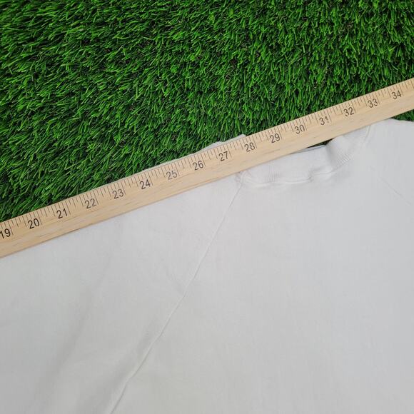 Vintage 80s Funny Tiger Plane Sweatshirt Womens Large 20x22 Miami - Picture 5 of 12